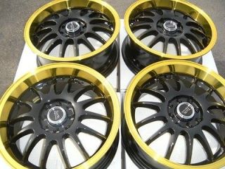 16 Rims Wheels yellow lip Integra Vigor Cobalt Aveo Civic CRX Del Sol 