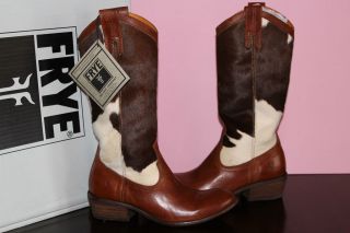 FRYE CARSON PULL ON NATURAL SOFT VINTAGE LEATHER/PONY #5.5 $498