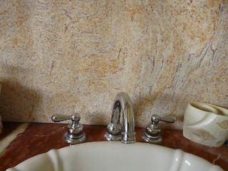 DIY Granite TAN Bathroom Backsplash Countertop PVC Vinyl Roll 26 X 6
