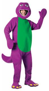 barney the dinosaur costume jumpsuit licensed new adult