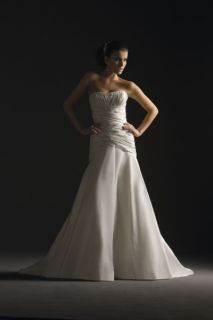 NEW UK 14 JUSTIN ALEXANDER 8451 Natural Wedding Dress was £1250