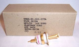 new in box jan eimac 8980 planar triode tube from