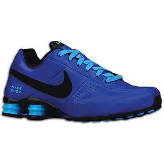CLASSIC MENS NIKE SHOX DELIVER LEATHER RUNNING SHOES ROYAL BLUE 