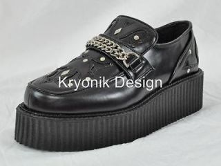 Demonia shoes V Creeper 509 goth gothic punk black vegi creepers mens 