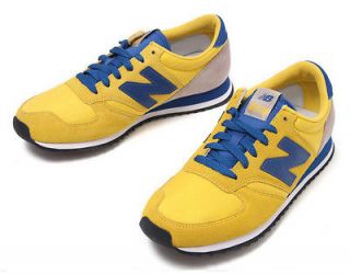 New Balance Classic Yellow/Blue Running Shoes U420BNA Mens US 8 UK 7.5