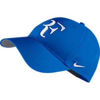 New Nike RF Roger Federer Hat Cap Soar / White Tennis Blue Dri Fit 