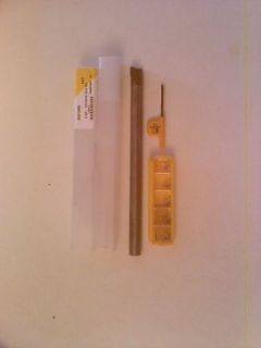 kennametal e08stunr2 carbide boring bar with inserts 