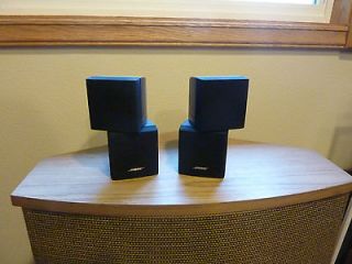 Newly listed 2 BOSE ACOUSTIMASS LIFESTYLE DOUBLE CUBE SPEAKERS 10/15 