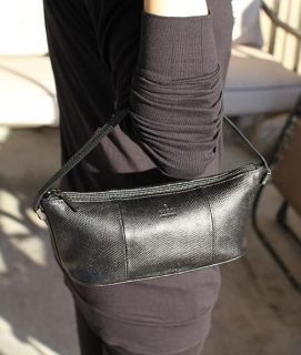 New GUCCI Black Lizard Clutch Pouch Evening Bag Handbag Purse
