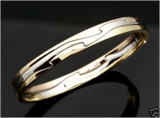 georg jensen 18 ct gold bangle 1511 fusion from denmark