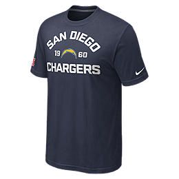 Nike Arch NFL Chargers Mens T Shirt 475397_419_A