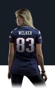    Wes Welker Womens Football Home Limited Jersey 469875_421_B_BODY
