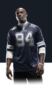    Demarcus Ware Mens Football Away Game Jersey 479384_423_A_BODY