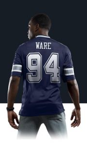   Demarcus Ware Mens Football Away Limited Jersey 479174_423_B_BODY