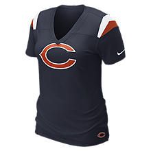Nike Fashion V Neck NFL Bears Womens T Shirt 469926_459_A