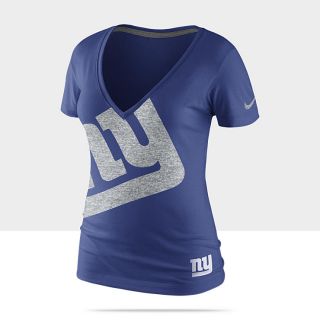 Nike Tri Reverse Logo NFL Giants Womens T Shirt 475083_495_A