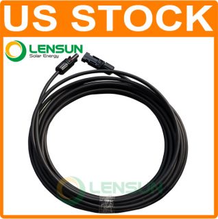 16ft 5M MC4 Solar Panel Extension Cable with Connector
