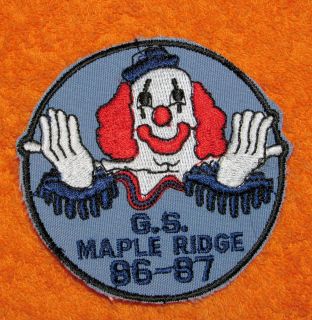 Girl Scout Patch with Clown from the 1980s