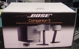 Bose Companion 5 2 1 Computer Speakers