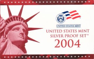 2004 s Silver Proof Set in Orig US Government Packaging