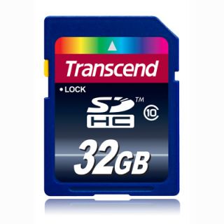 New 32GB SD SDHC SD XC Transcend Secure Digital Flash Memory Card 