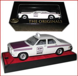 Holden HQ Belmont Taxi Trax Scale 1 43 ABC Radio Co Diecast Model Car 