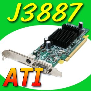 ATI Radeon X300 64MB PCI E Video Card Dell 1Y117 J3887