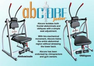 New Abcore Junior Abdominal Stomach Exercise Machine