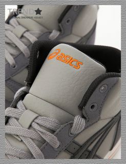 Brand New ASICS AARON MT Grey Shoes Steeple Grey/Caviar #37