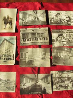 Lot of 12 WW1 Postcards Camp Devens Mass Savannah GA Ayers Mass 1918 