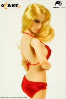 Triad Toys 1 6 Scale Otaku 1 2 Blonde Caucasian Female Action Figure 
