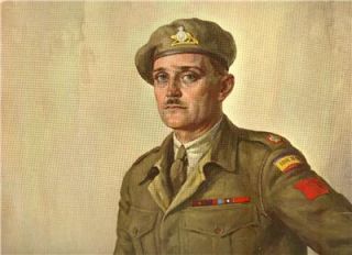Original Color Print Major Paul Triquet WWII Victoria Cross Royal 22E 
