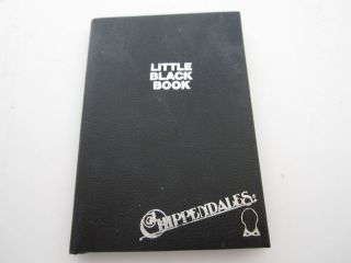 Little Black Book Address Telephone Chippendales 1982