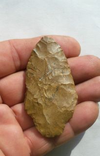 PA JASPER ADENA POINT ; Indian artifact;arrowheads,nice authentic 