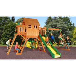 Adventure Playsets Oxford Swing Set with Bouncy Tunnel and Boogie 