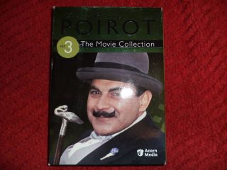 Agatha Christies Poirot The Movie Collection Set 3 DVD 2009 3 Disc 