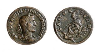 Philip I Tyche Fortuna Pegasus Big 28mm Coin 1st Christian Emperor 
