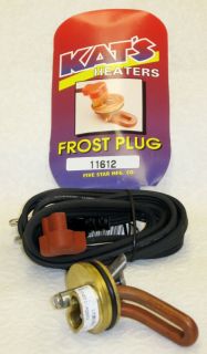 10612 Frost Plug Engine Block Heater for GM or Chrysler engines