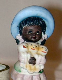 1978 Jasco African American Porcelain Figurine Tawny Tots Little Girl 