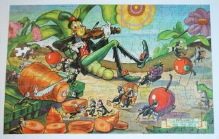Boxed Puzzle Disney Jigsaw Aesops The Grasshopper The Ant Series 300 