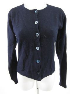 you are bidding on an alcott andrews cashmere navy cardigan sweater in 
