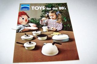 Vintage Toy Catalog 120 1980 Mirro Kitchen Toys