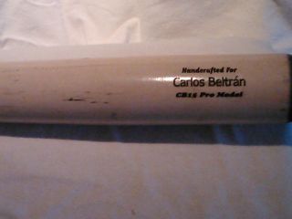 Game Used Albert Pujols Carlos Beltran Marucci Maple Baseball Bat 2007 