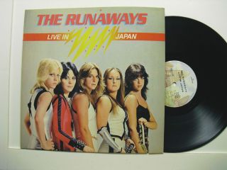 The Runaways Live in Japan Mercury 3740 Canada Press 1977
