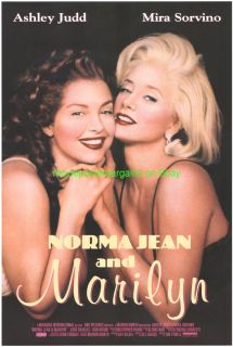 Norma Jean and Marilyn Movie Poster 27x40 Original 1996 Ashley Judd 
