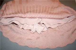 Vintage ALAIA  PARIS Peach Ribbed Scalloped w/Shorts Designer Mini 