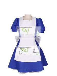    Madness Returns Alice Blue Maid Cosplay Costumes Make Women Size M