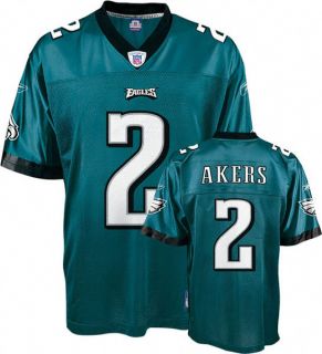Eagles Equip NFL Youth Jersey David Akers Green Small