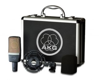 AKG C214 C 214 Large Diaphragm Recording Studio Microphone Mic 