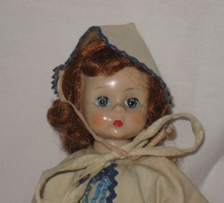 1950s MADAME ALEXANDER 8 H. PLASTIC ALEXANDER KIN WENDY GOES TO THE 